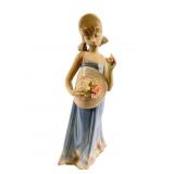 Lladro Girl with Flowered Hat #5648