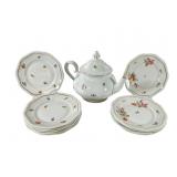 Rosenthal Teapot and Floral Plates Set