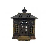 Cast Iron Bank with Architectural Design
