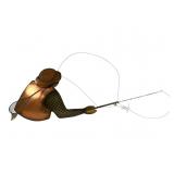 C. Jere 1994 Metal Fisherman Sculpture