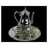 International Silver Co. Tea Set with Tray