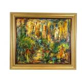 Abstract Oil Painting by M. Wilner