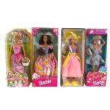 4 Spring-Themed Barbie Dolls