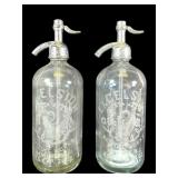Two 26 oz Excelsior Seltzer Bottles