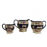 Three Sadler Ceramic Pitchers