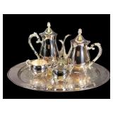 Leonard Silver Plated Tea and Coffee Set