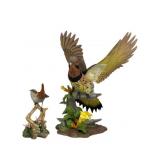 Two Boehm Porcelain Bird Sculptures