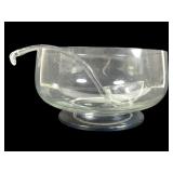 Silver Smiths Studio Glass Punch Bowl