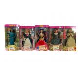 5 American Stories Series Barbies
