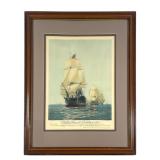 Harold Wyllie Etching First Journey of Victory