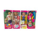 Four Vtg Barbie Dolls