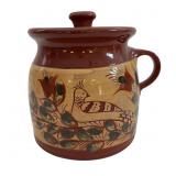 Redware Pitcher by Eldreth Pottery, 1998