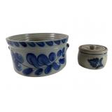 Two Stoneware Bowls by Rowe and Eldreth