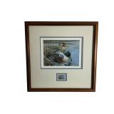 1993 Glen Reichard Framed Waterfowl Print