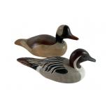 Painted and Wooden Duck Decoys