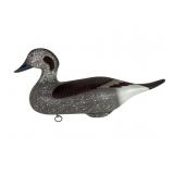 Wooden Duck Decoy by Joey Jobe, 1992