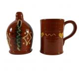 Turtle Creek Pottery Mug and WHILE Bank