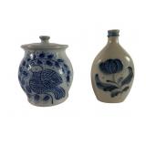 Two Stoneware Items by Wisconsin and Eldreth Potte