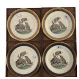 Lenox Boehm Raccoons Collector Plates Set