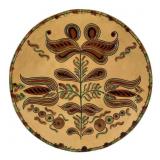 Redware Bowl with Sgraffito Decoration