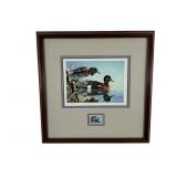 1991 Gerald Putt Framed Stamp Print