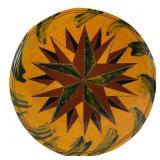 Breininger Redware Pottery Plate, 1989
