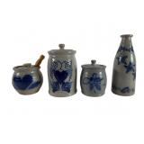 Rowe and Eldreth Pottery, Four Pieces