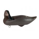 Wooden Duck Decoy by John H. Clark, 1991