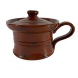 Pottery Mug with Lid by Kately