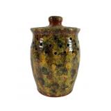Pottery Garlic/Onion Jar by Susan Campbell