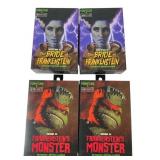 4 NECA TMNT x Monsters Action Figure Set