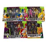 4 Power Rangers X TMNT Figure Sets