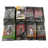 Eight Sealed Star Wars Black Series Figures
