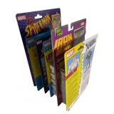 Six Marvel Action Figures