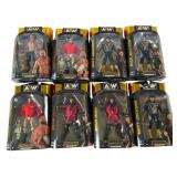 Eight AEW Series 7 Unrivaled Figures