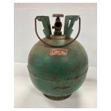 Coleman Vintage Metal Gas Cylinder