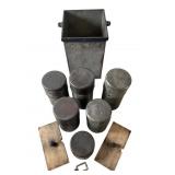 Galvanized Pale With Stove Cases and Lids