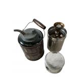 Coleman Burner Stove and Riessner Jug