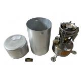 US-Made Metal Camping Stove with Case