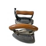 Antique Clothes Irons, 1908 Patent