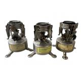 Three Military-Style Camp Stoves