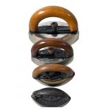 4 Antiqueï¿½Sad Irons with Handles