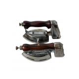 Two Vintage Gasoline Irons, 1936