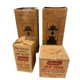 Four Coleman Empty Boxes