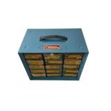 Blue Coleman 15-Compartment Mini Cabinet