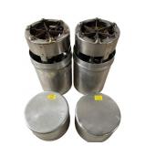 2 Coleman 530 Model B-46 Single Burner Stoves