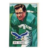 1951 Bowman Football #119 Vic Sears Card