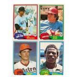 1981 Topps Baseball Cards #110, #180, #240, #261
