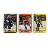 1990-91 Topps Hockey Cards ï¿½ Gretzky, Fleury, Lemi