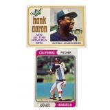 1974 Topps Baseball Cards #1 and #20